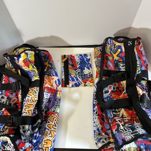 LUCAS graffiti Travel Duffle bags and small bag Set of 3 - Picture 1 of 16